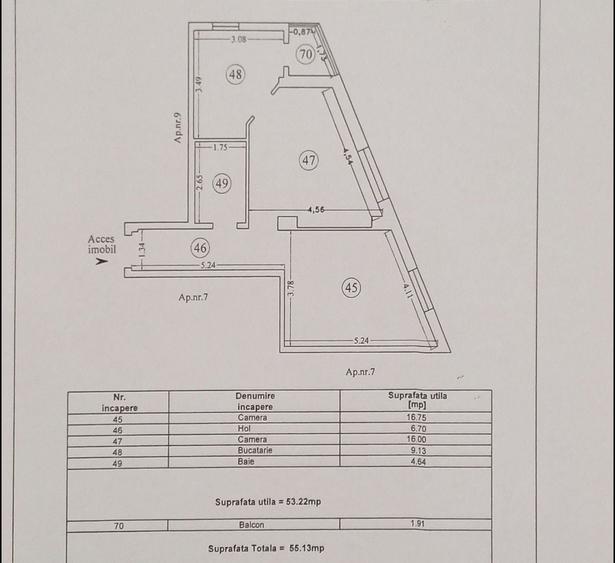 Apartament 2 camere zona Palazu Mare - 8
