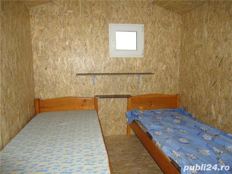 Casa pe roti, cabana pe roti, casuta tractabila, ghereta de poarta. - 2