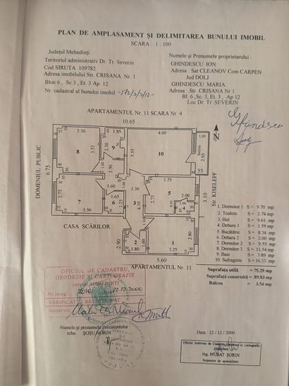 Apartament cu 4 camere decomandat în Gura Văii