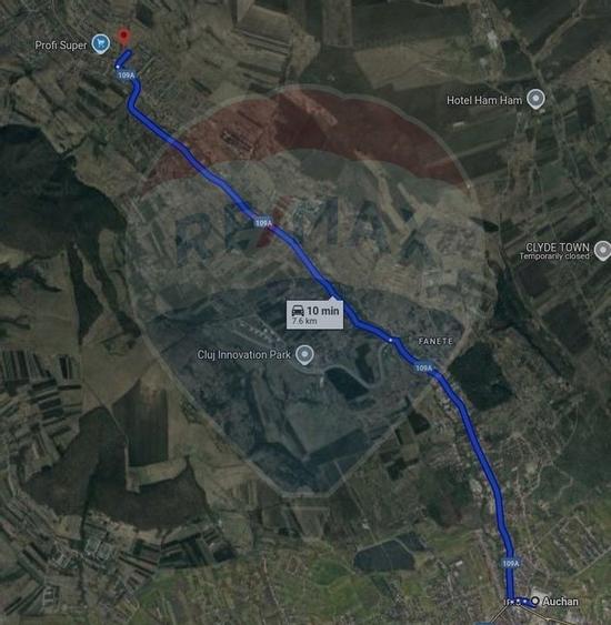 Teren la intrare in Chinteni, 1000mp, pentru casa individuala - 2