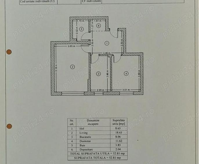 Vand apartament cu 2 camere NU studio - 2