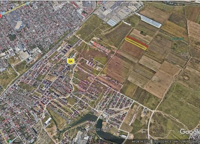 Teren de 7500 mp, în Dobroești