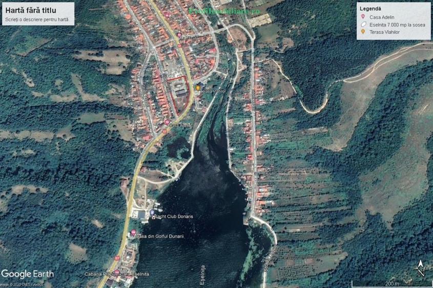 Teren 7.000mp intravilan construibil, front 160ml DN57- Eselnita, la Dunare - 1