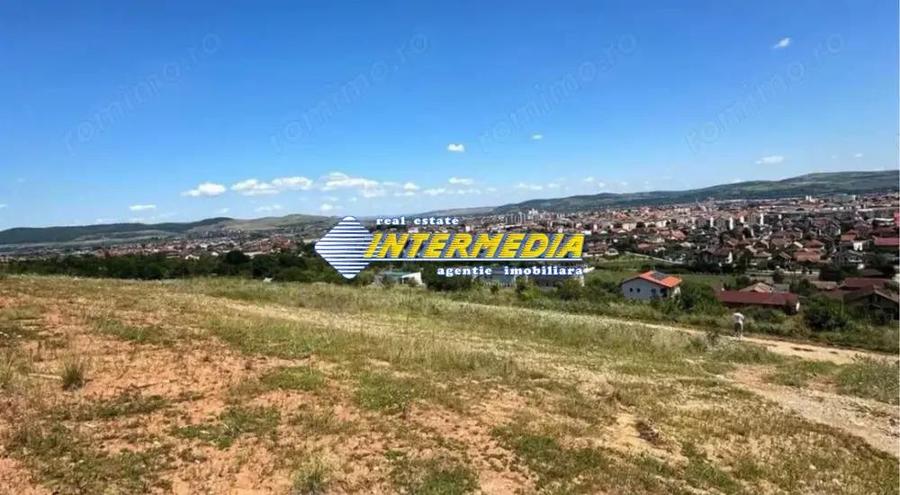 Teren intravila panoramic 747 mp Alba Iulia Zona CETATE vedere deosebita si panoramica - 3