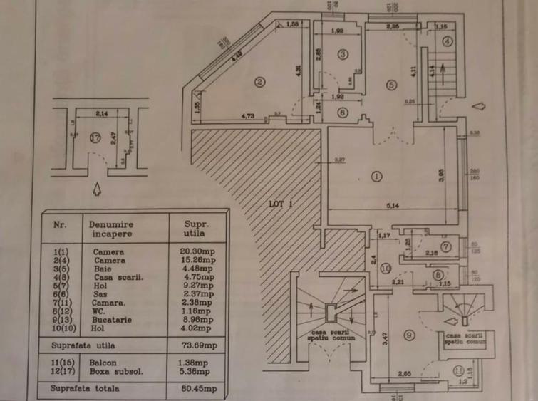 Direct proprietar | 2 camere în vilă, 80.45 mp, Foișorul de Foc - 14