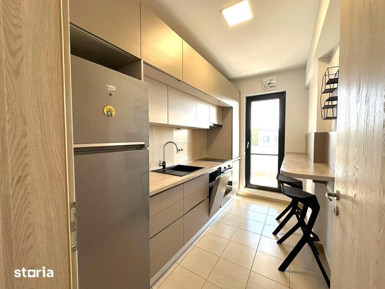 Apartament cu 2 camere, mobilat în Băneasa