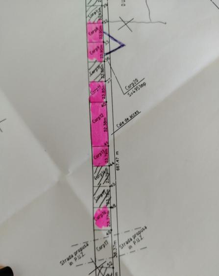 Teren intravilan 1000mp, front 52,38, zona Damila - 4