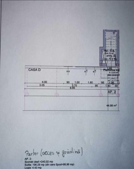 Apartament la casa, 4 camere, 97mp + pod 99 mp, curte 45mp si parcare, Petrom - 3