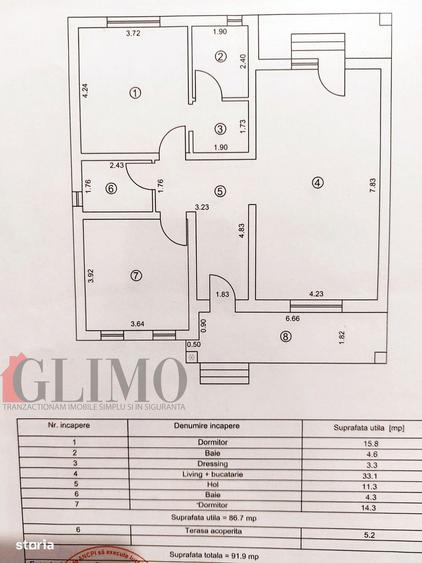 Casa noua 121mp, teren411mp, moderna, utilata si mobilata, Vanatori-GL - 13