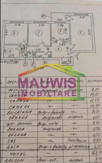 Vand apartament cu 3 camere in zona Bârcă – Rahova. - 10