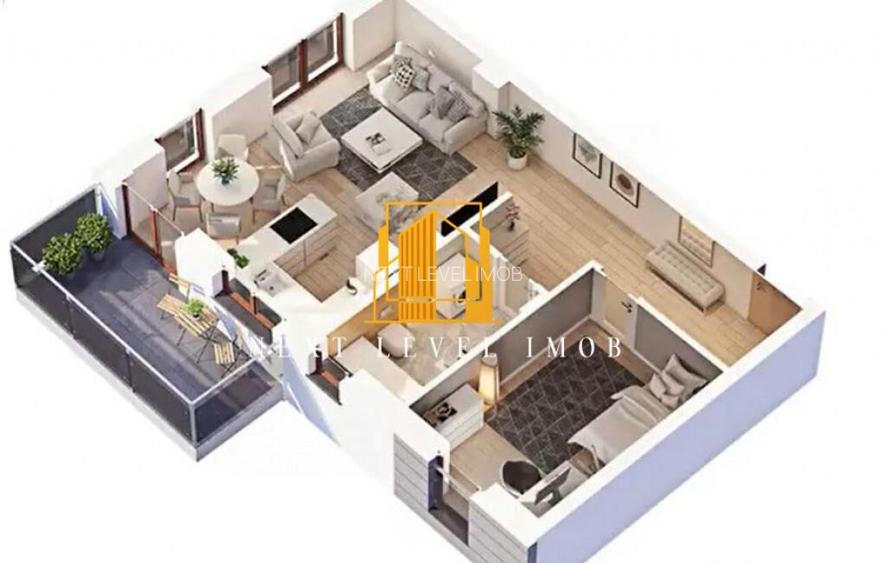 Apartament LUX, 3 camere TRIVALE