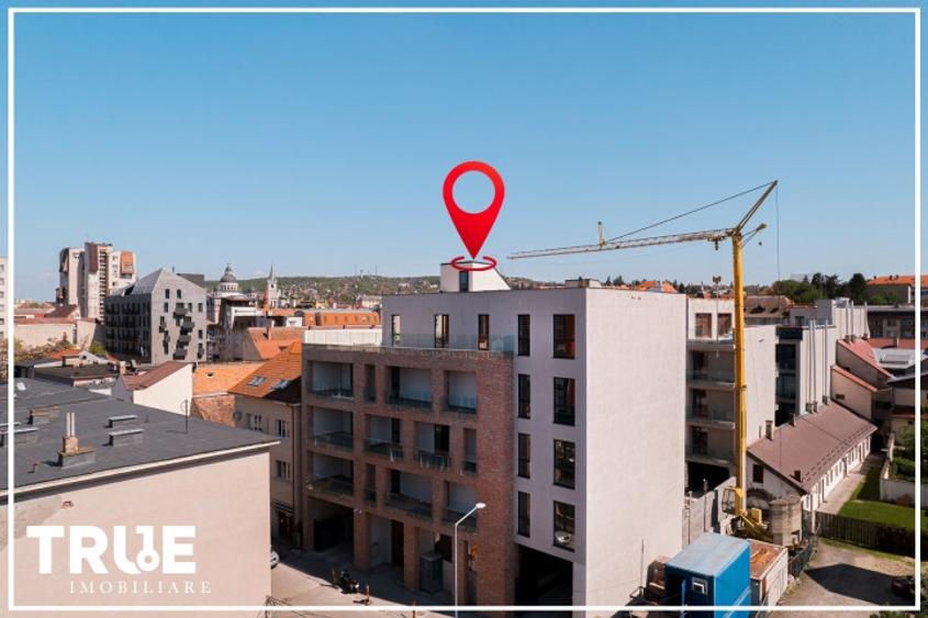 Ap. 2 cam, 57.3m? + 16.2m?, ultracentral, Arossa Center, Tg. Mureș! - 21