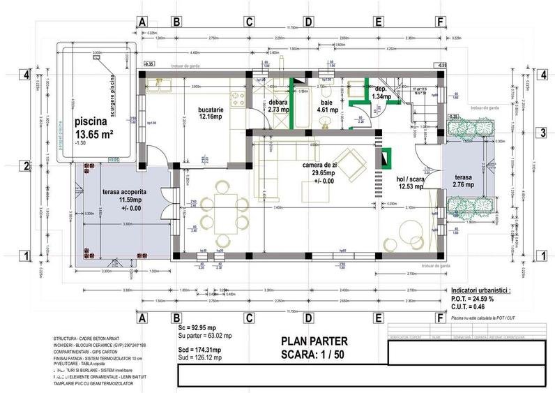 Vila moderna 4 camere cu piscina, mobilata si utilata | Albert MRS - 4