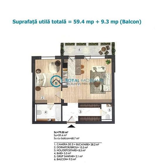 Royal Imobiliare-Vanzare Apartament 2 Camere Zona Campina Royal Imobiliare-Vanzare Apartament 2 Camere Zona Campina