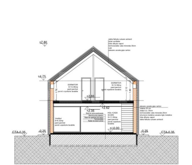 Casa pasiva cu pompa caldura Harman, p+1, in constructie, se - 5