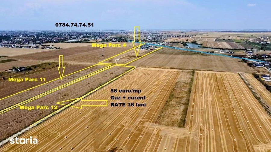 Teren in RATE cu gaz si curent - comuna Berceni - 3