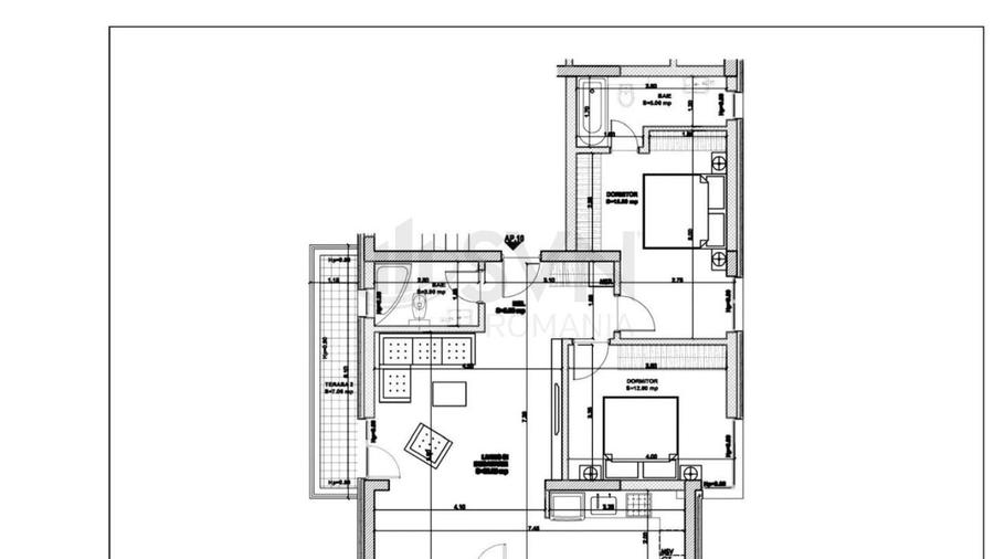 REA1026427 Apartament 3 camere Pipera Plaza - 11