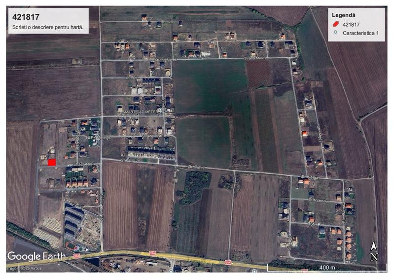 Teren Sacalaz inainte de calea ferata cu utilitati - 1