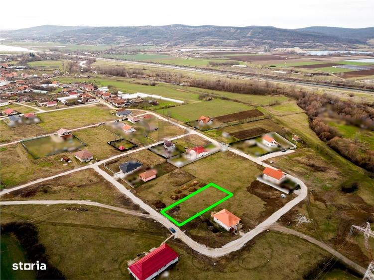 RECO Teren intravilan pentru loc de casa 810 mp cu utilitati- Fughiu - 9
