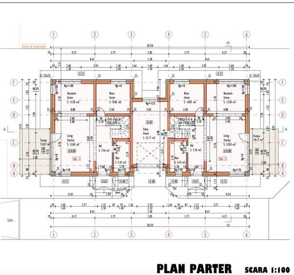 Duplex nou cu garaj – Chinteni, zona Profi - 4