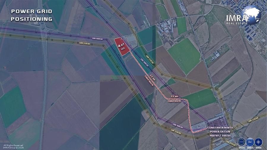 Teren Construcții intravilan de 44700 mp, în Exterior Vest
