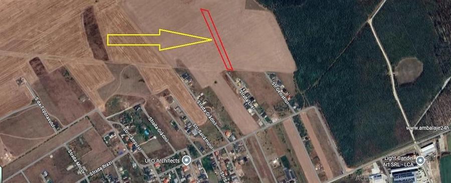 BRANESTI, spatele Politiei, 7000mp, 29m deschidere la intravilan - 6
