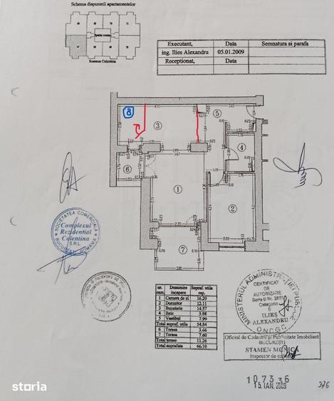 Apartament cu 3 camere în Colentina