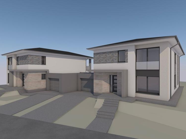 Casa individuala (semicolectiva) 172 mp utili, teren 765 mp Feleacu - 8