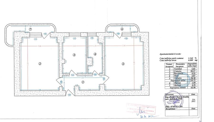 2 camere vanzare Rond Alba Iulia / Decomandat / Vedere libera - 18