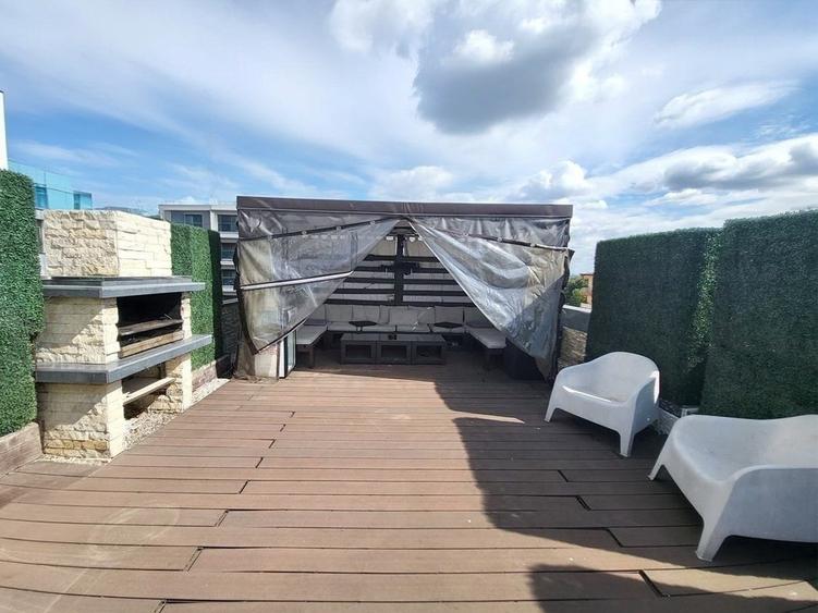 Penthouse de inchiriat Floreasca Pescariu, terasa generoasa, imobil nou, parcare - 2