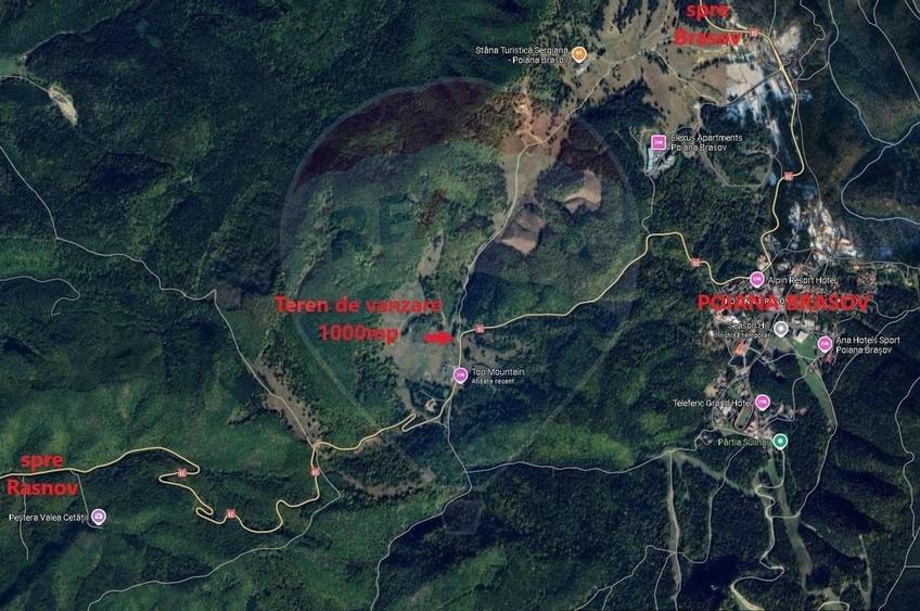 Teren de vis la poarta statiunii turistice Poiana Brasov -- 1000 mp - 3