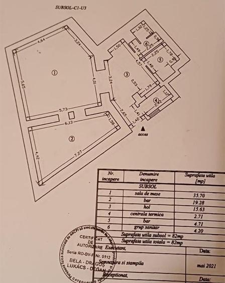 Str Lunga, zona Mielul Alb, spatiu comercial de 82mp tip crama, 129900 euro - 15