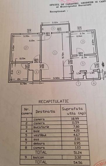 Apartament 2 camere Calea Mosilor - 1