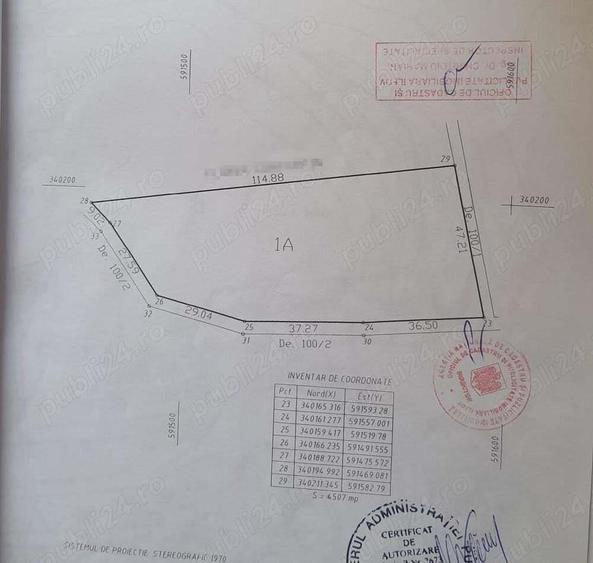 Teren de vanzare 4506mp str.Mierlei Tunari Ilfov - 3
