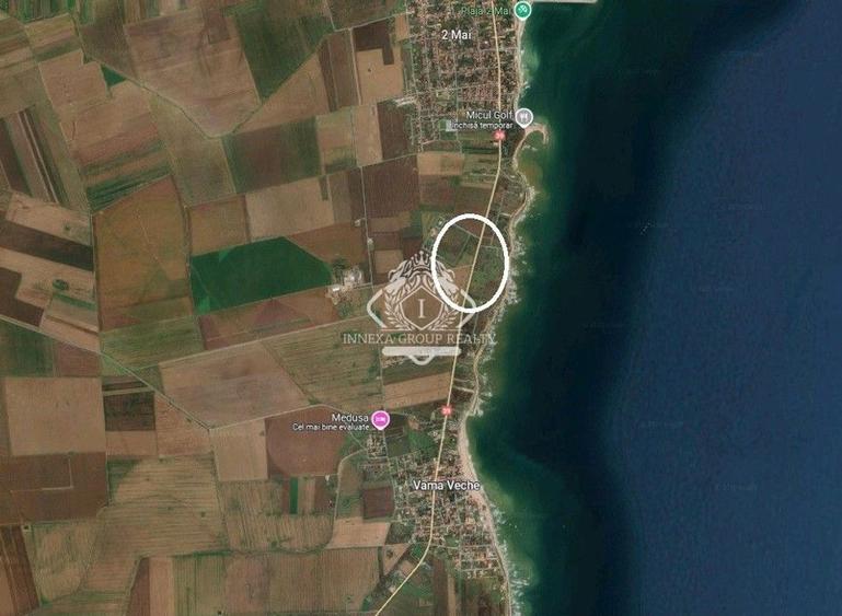 Teren 13.251 mp I Deschidere 128 m DN39 I 2 Mai - Vama Veche - 2