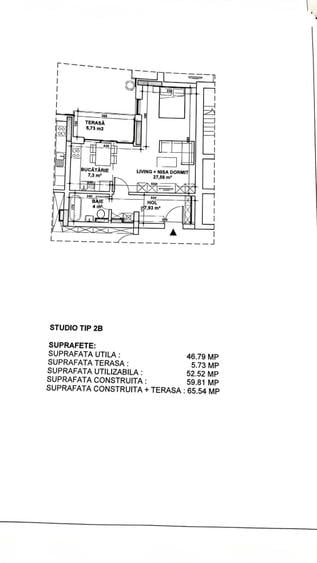 Apartament decomandat în Pipera