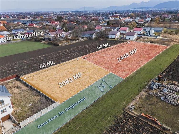 2.082 mp teren intravilan Stupini, zona de case, utilitati in apropiere, 40 euro - 7