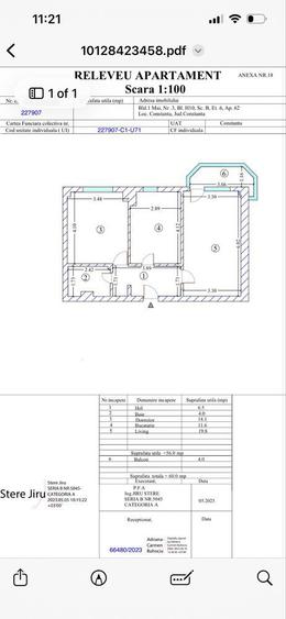 2 camere nou utilat mobilat - vedere Port - 1