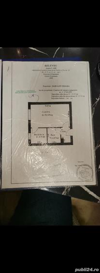 garsoniera din proiectul de construire, NU CAMERA NEFAMILISTI,21 mp Parter Decomandata CET - 8