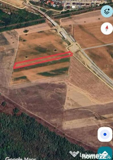 Teren extravilan, 4680 mp, deschidere directa Centura Sud C - 3