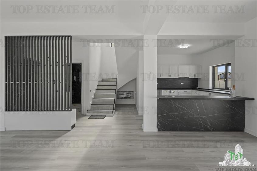 Vila moderna individuala cu 4 camere , 2 bai , Living , terasa,incalzilre in par - 15