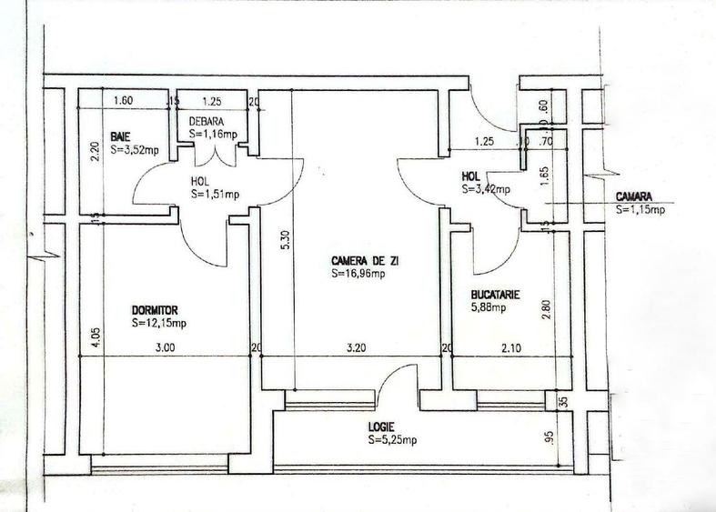 Dristor - Park Lake, Liviu Rebreanu, cu balcon si geam la baie, 51 mp - 13