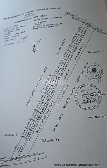 Teren intravilan Otopeni Odaiile 664 m, deschidere 31 m