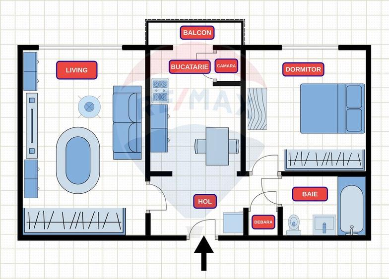 Apartament cu 2 camere + parcare - PET FRIENDLY -  in Piata Marasti - 10