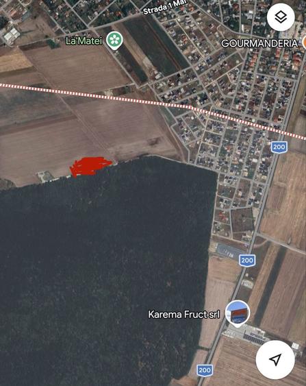 Teren intravilan de vanzare Dascalu la marginea padurii - 1