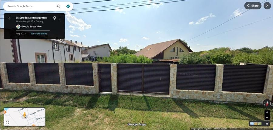 Teren Ghermănești (com. Snagov), 500mp, deschidere stradă 19m, toate utilitățile - 4