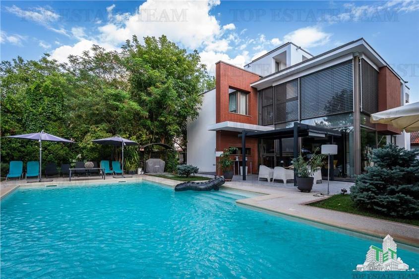 Vila premium cu 7 camere, de inchiriat cu piscina privata si terasa de 90 mp, si - 2