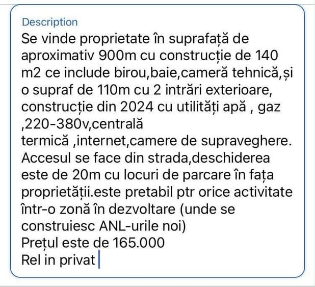 Cladire/garaj/hala plus teren Vanzare/Inchiriere - 1