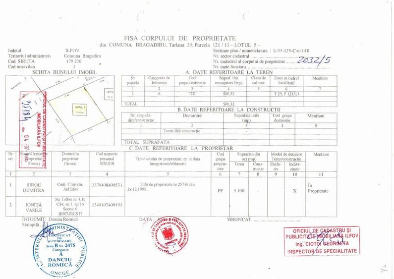 Teren Intravilan | Bragadiru - Sos. Alexandriei | Deschidere 22.36m - 2