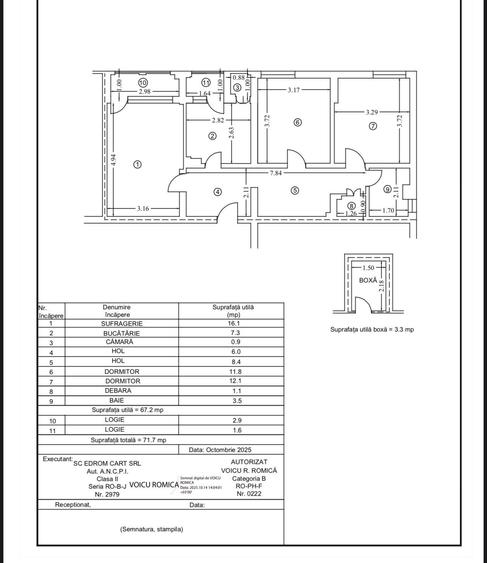 Apartament 3 camere - bloc GIOCONDA - 10